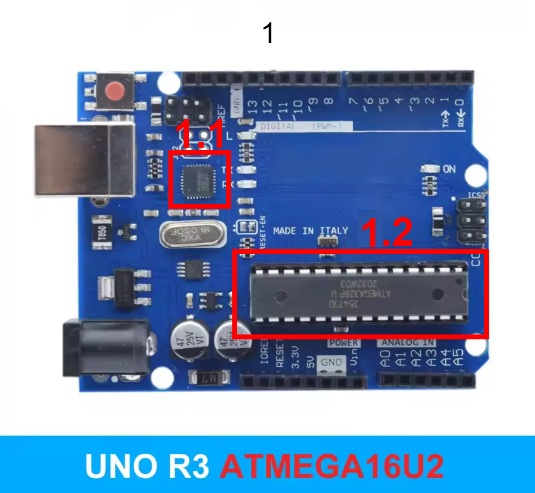 1. UNO R3 ATMEGA16U2
